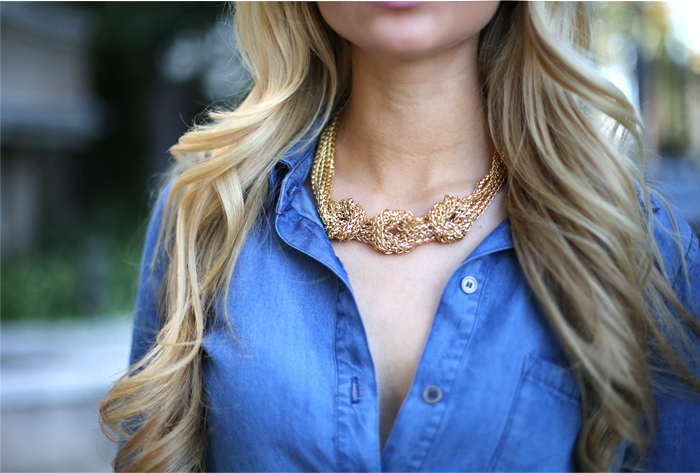 Gold Statement Necklace