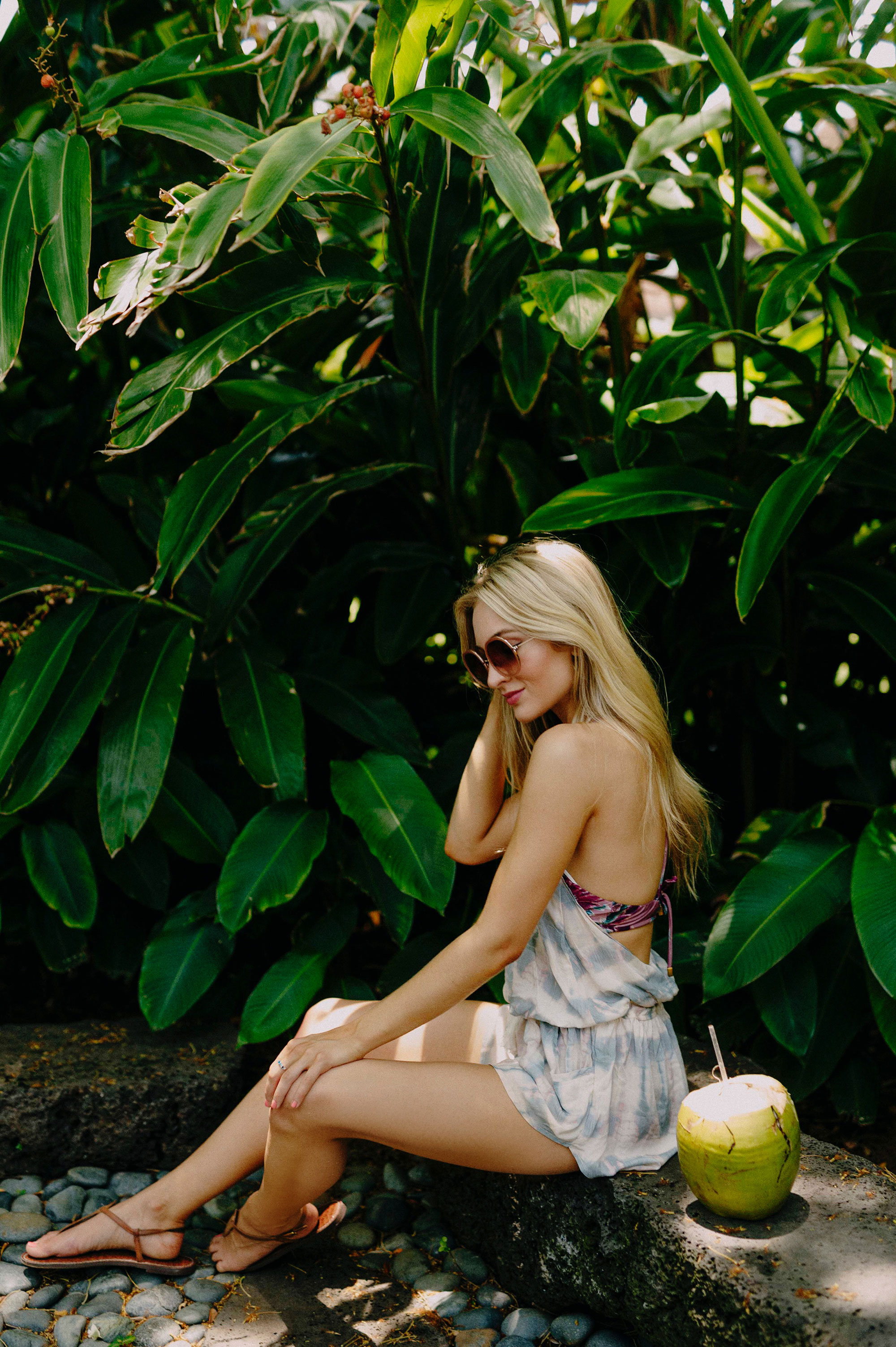 Blogger Sophie Elkus at Four Seasons Hualalai